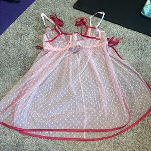NWT Adore Me Babydoll Lingerie Set Fairy Tale